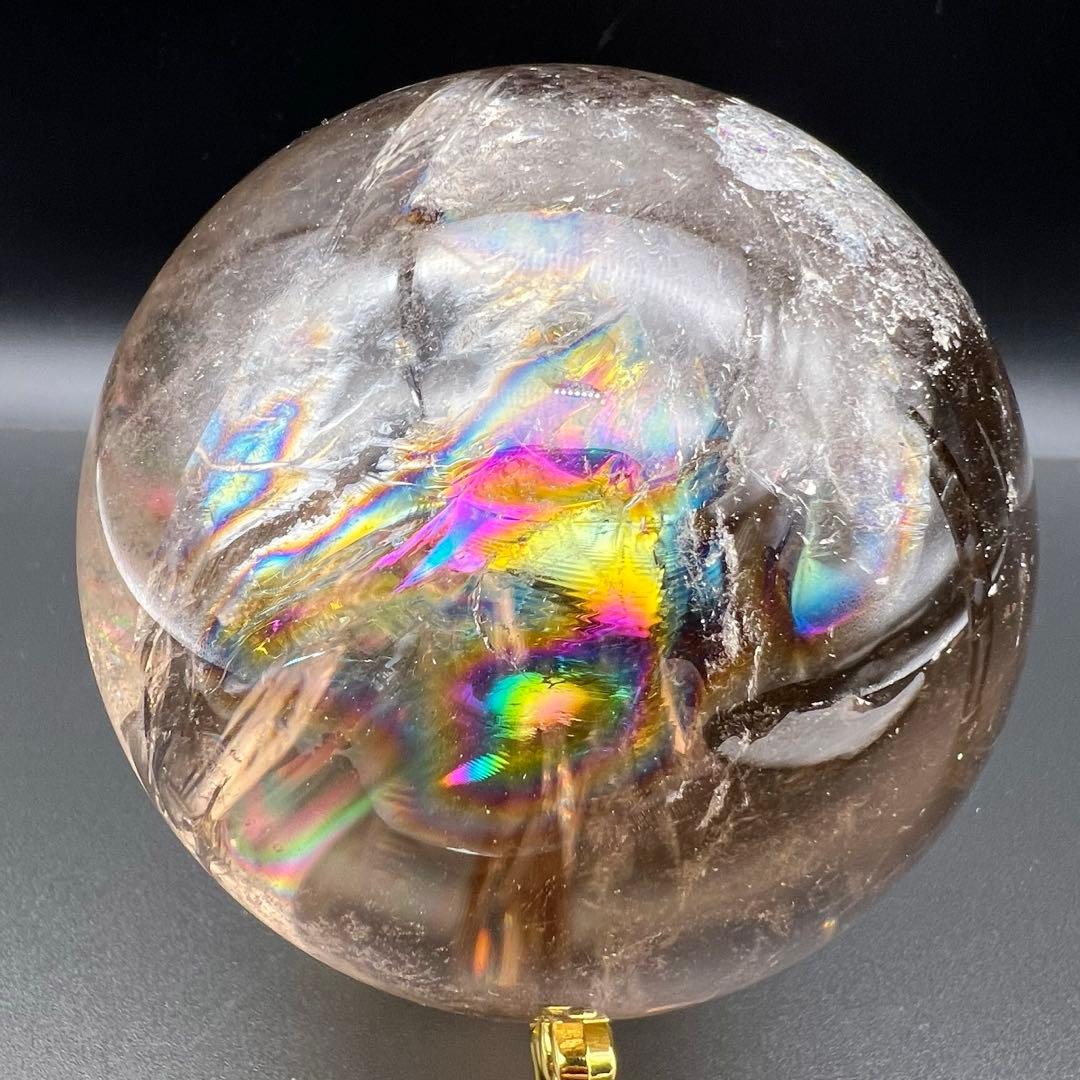 ✳️専用‼️☆激凄美宝珠☆極上別格品☆スモーキークォーツ 丸玉 天然石 煙水晶 原石