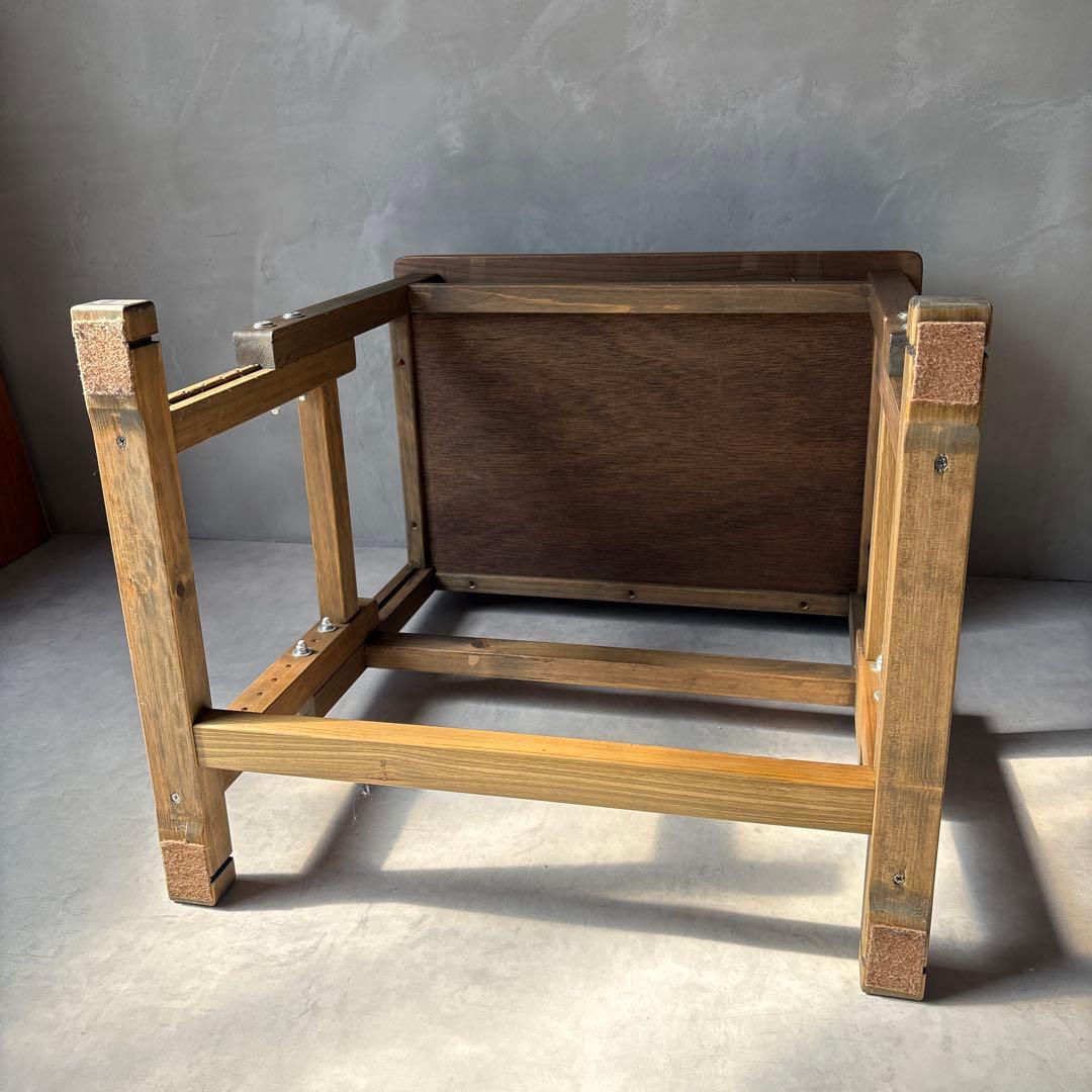 木製 スクールデスク 小学校 机 高さ調節可能 国産 日本製