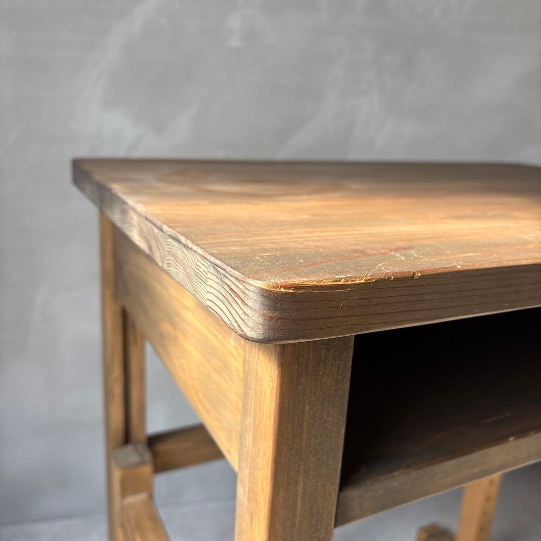 木製 スクールデスク 小学校 机 高さ調節可能 国産 日本製