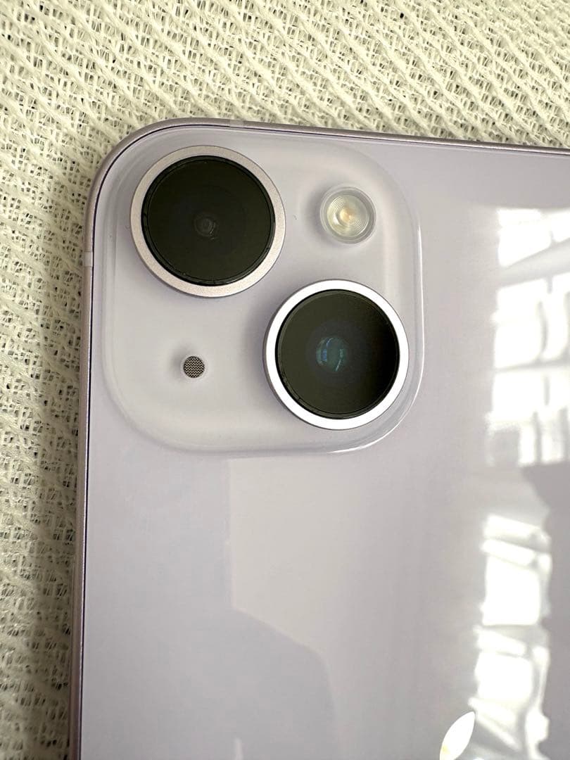 Apple iPhone14【2台セット】128GB パープル　充電器付き 美品