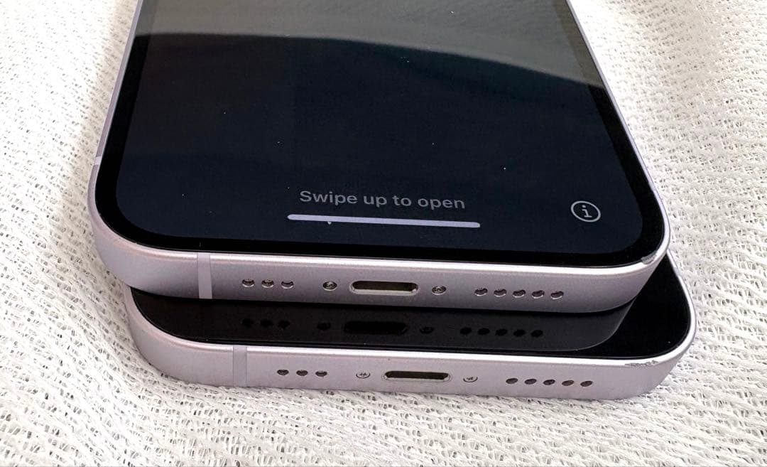 Apple iPhone14【2台セット】128GB パープル　充電器付き 美品