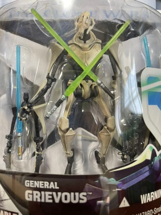 未開封　スターウォーズ　クローンウォーズ　グリーバス将軍　ライトセイバー