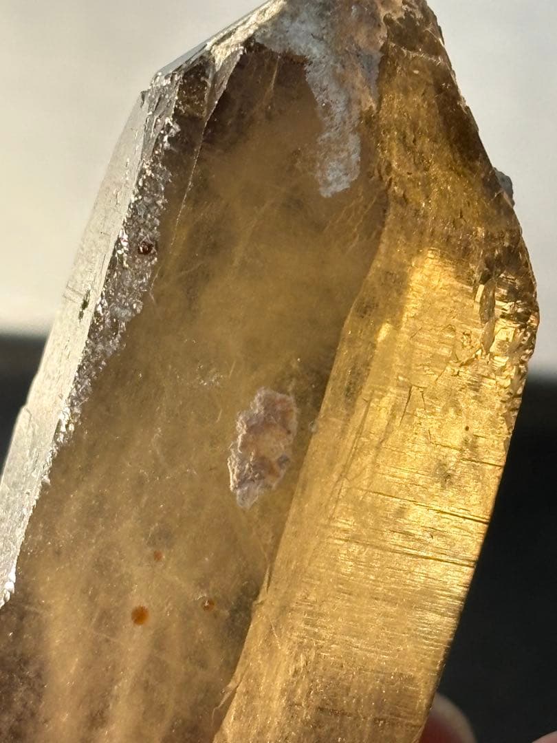 音がレア　スペサルティンガーネットインシトリン　スモーキーシトリン　69g