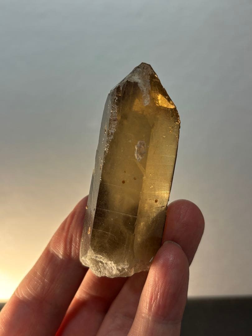 音がレア　スペサルティンガーネットインシトリン　スモーキーシトリン　69g