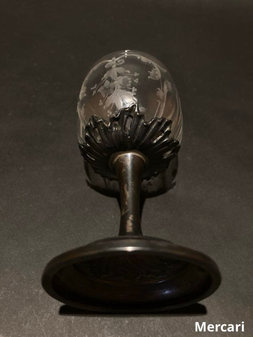 【希少】リキュールグラス　アンティーク　エッジング