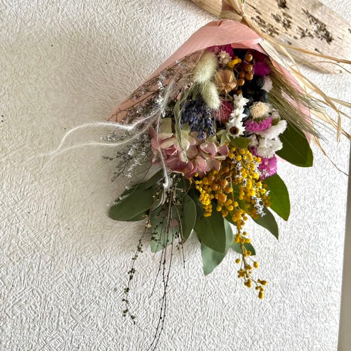 華やかスワッグ、ブーケ