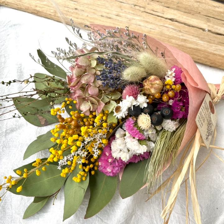 華やかスワッグ、ブーケ