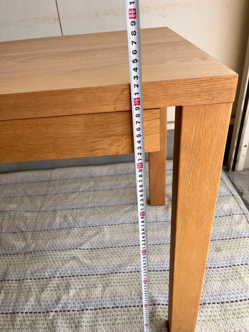 送料込み！カリモク　デスク　ボナシェルタ　オーク材　無垢　勉強机　事務　学習机