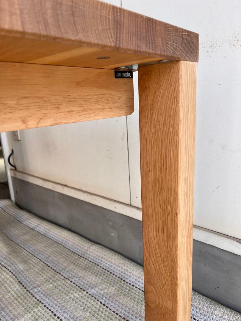 送料込み！カリモク　デスク　ボナシェルタ　オーク材　無垢　勉強机　事務　学習机