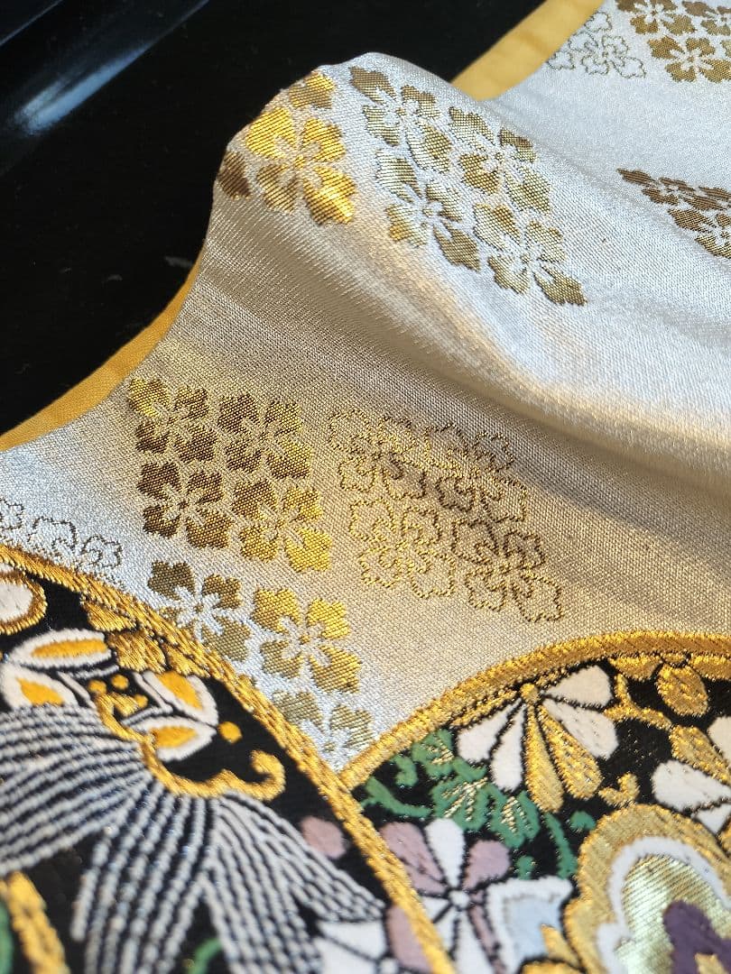 A974★逸品‼️豪華刺繍‼️お祝い‼️テーブルランナー2m9cm