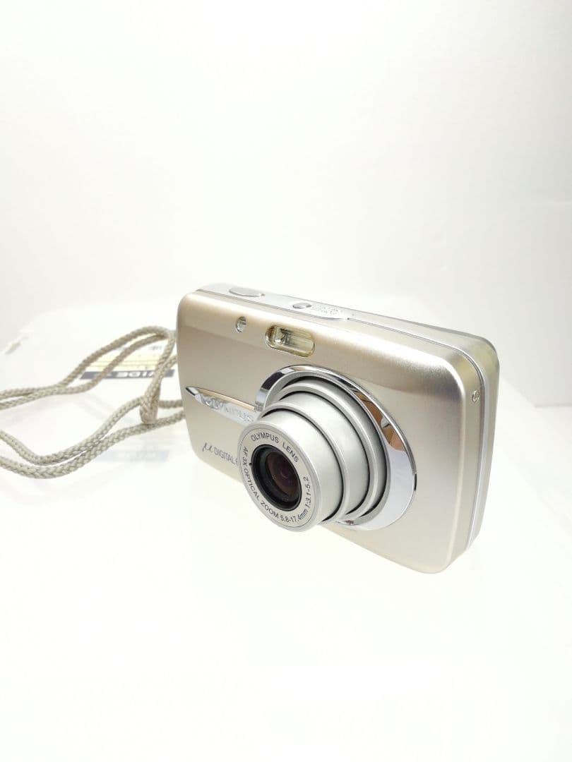 【動作確認済み】OLYMPUS μ DIGITAL 600 シルバー デジカメ