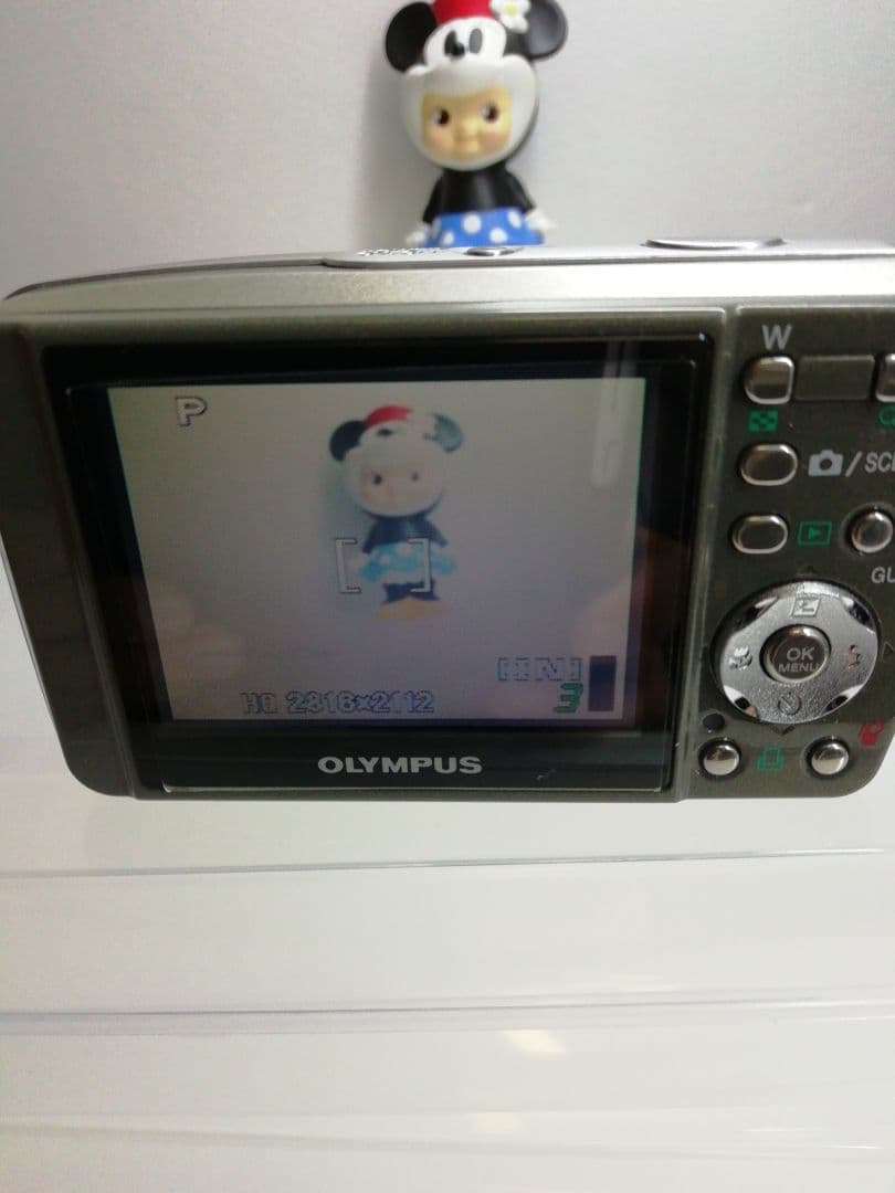 【動作確認済み】OLYMPUS μ DIGITAL 600 シルバー デジカメ