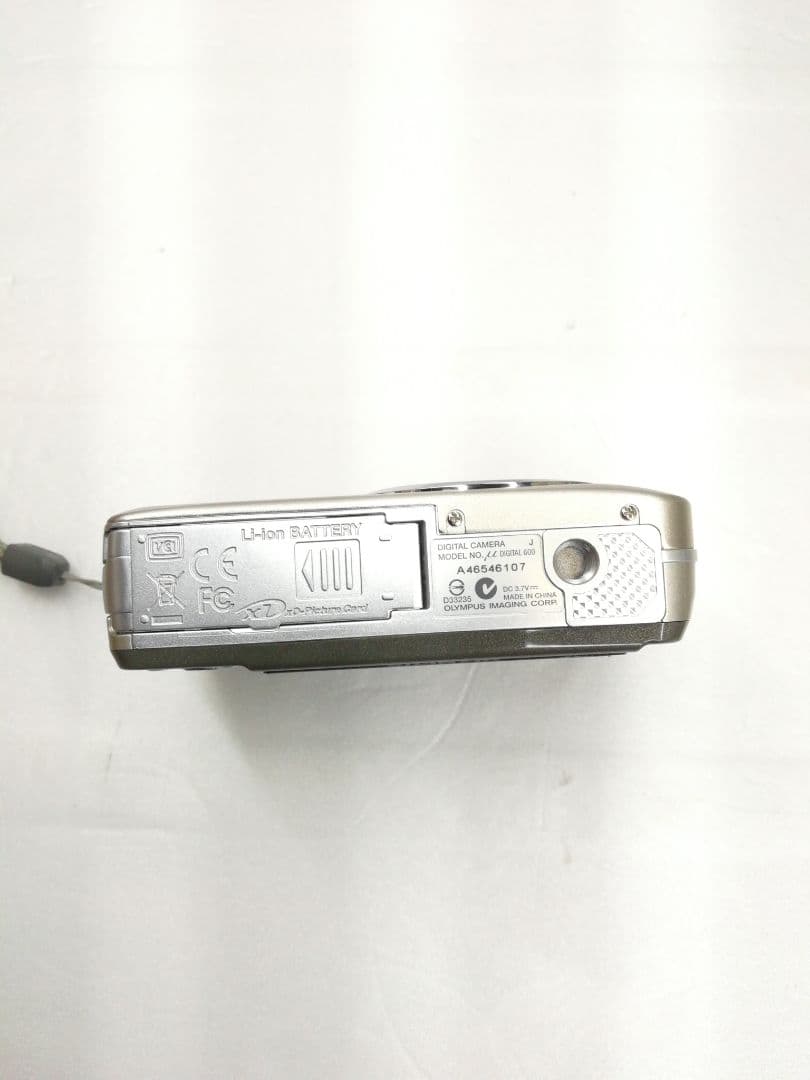 【動作確認済み】OLYMPUS μ DIGITAL 600 シルバー デジカメ