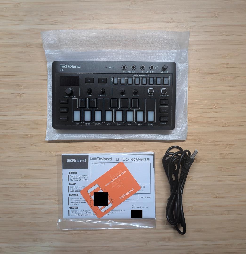 【ほぼ新品】Roland J-6 AIRA COMPACT コードシンセサイザー