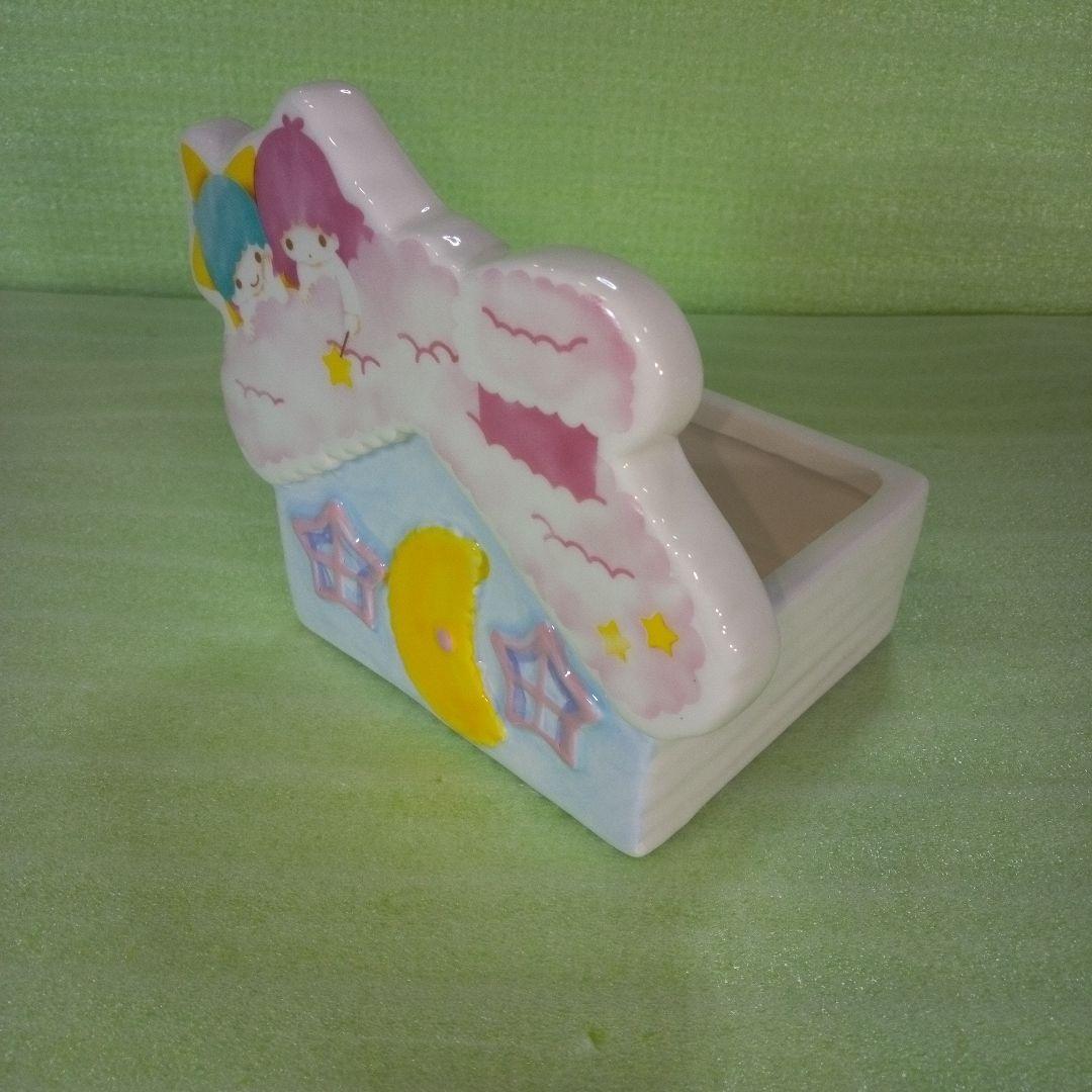 Kiki & Lala　キキララ　リトルツインスターズ　陶器製と思われる小物入れ