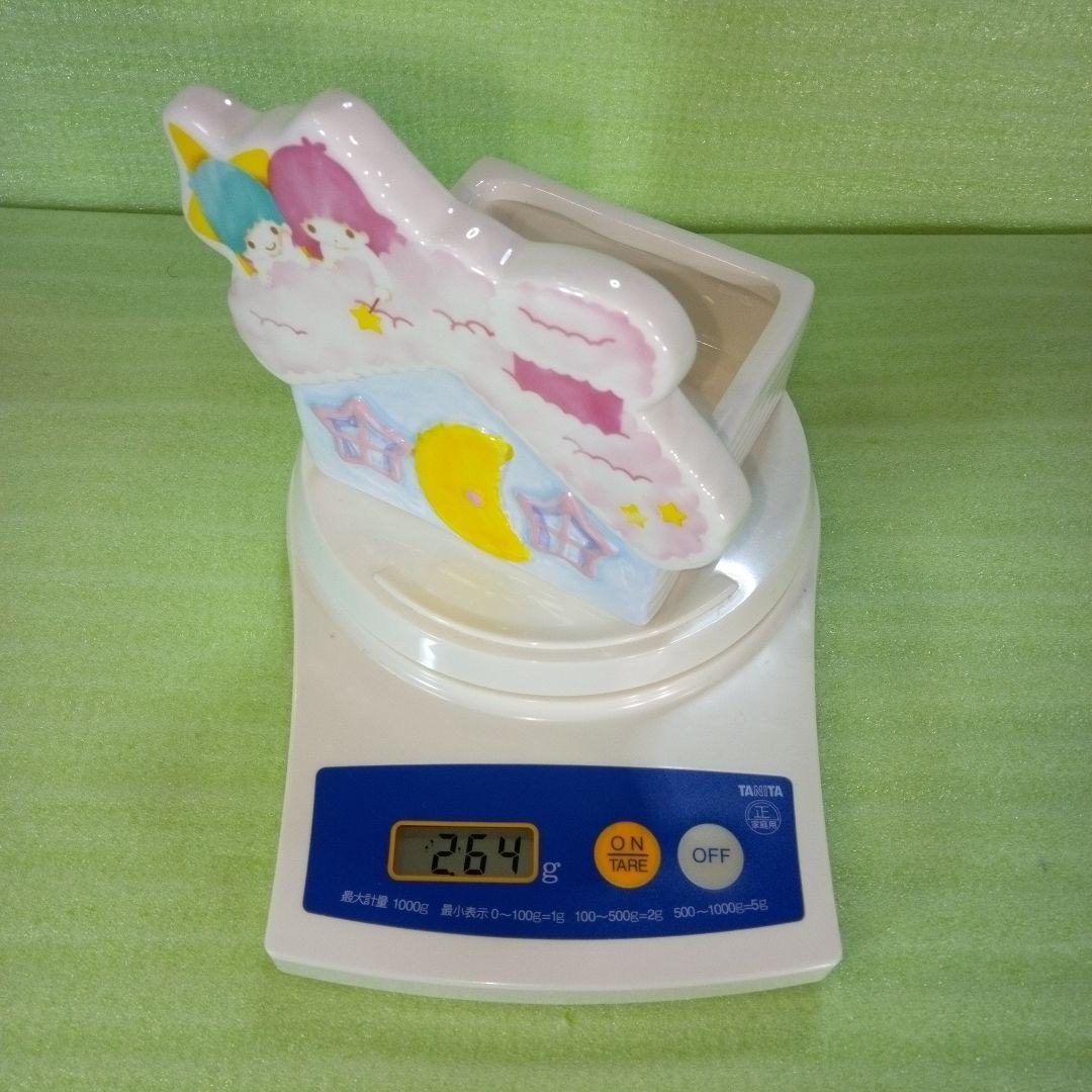 Kiki & Lala　キキララ　リトルツインスターズ　陶器製と思われる小物入れ