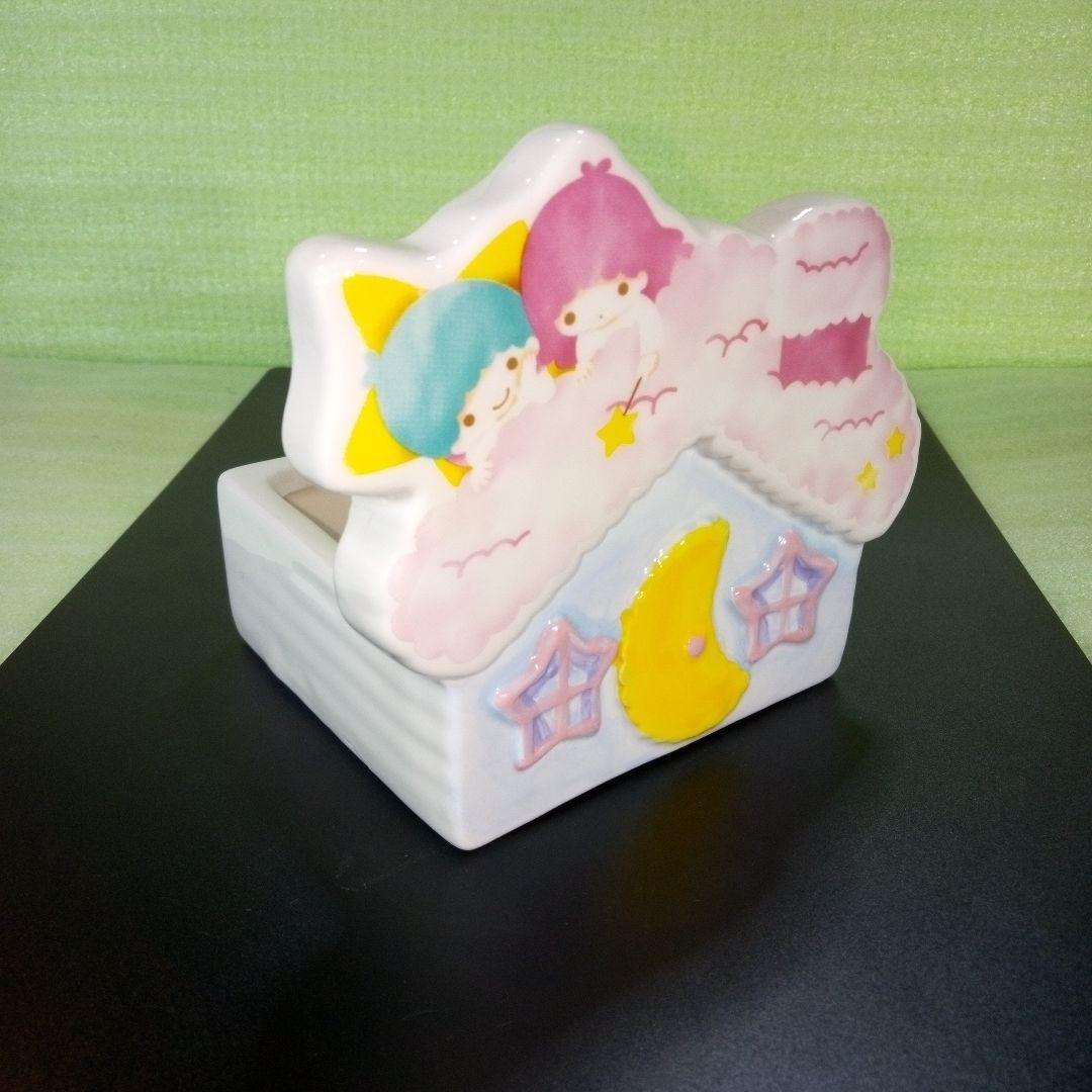 Kiki & Lala　キキララ　リトルツインスターズ　陶器製と思われる小物入れ