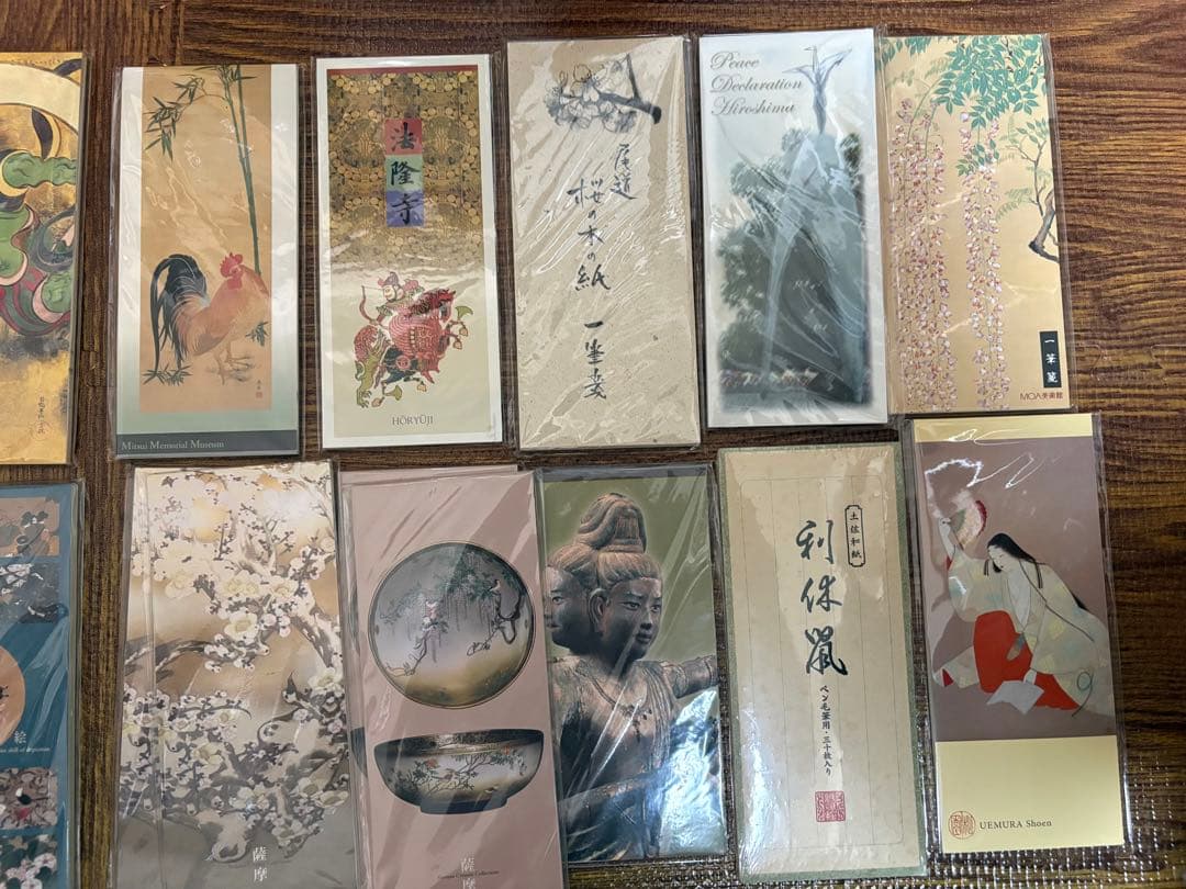 希少 美術館・寺院限定 一筆箋 まとめ売り 19点 伊藤若冲 阿修羅 他