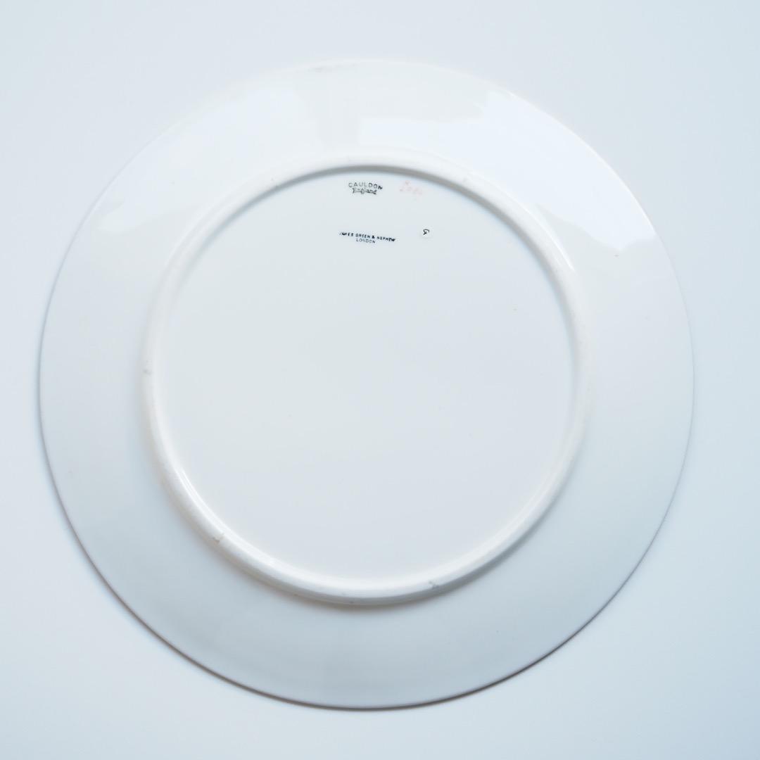 コウルドン 藍地金彩 プレート 径258mm / N83G Cauldon