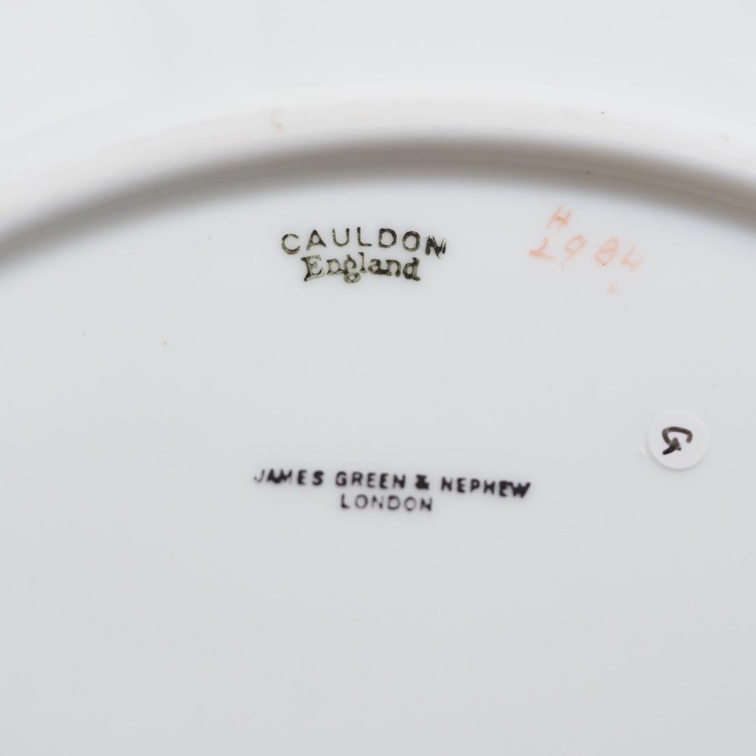 コウルドン 藍地金彩 プレート 径258mm / N83G Cauldon