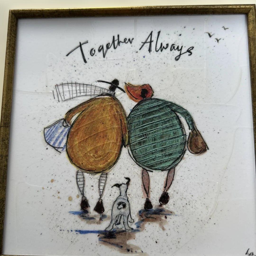 サムトフト いつも一緒に Sサイズ Sユーパワー アートフレーム アート