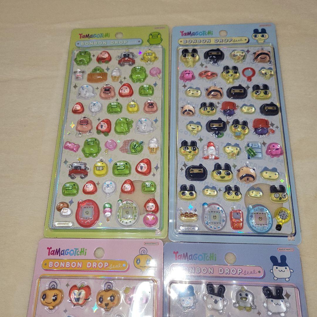 たまごっち　ボンボンドロップシール 正規品　4枚セット