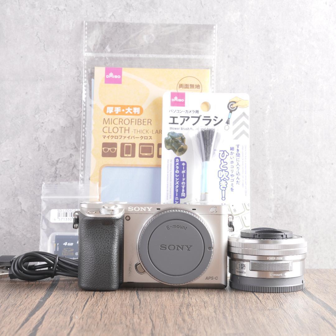✨美品✨シルバー✨運動会・イベントに✨SONY α6000　512