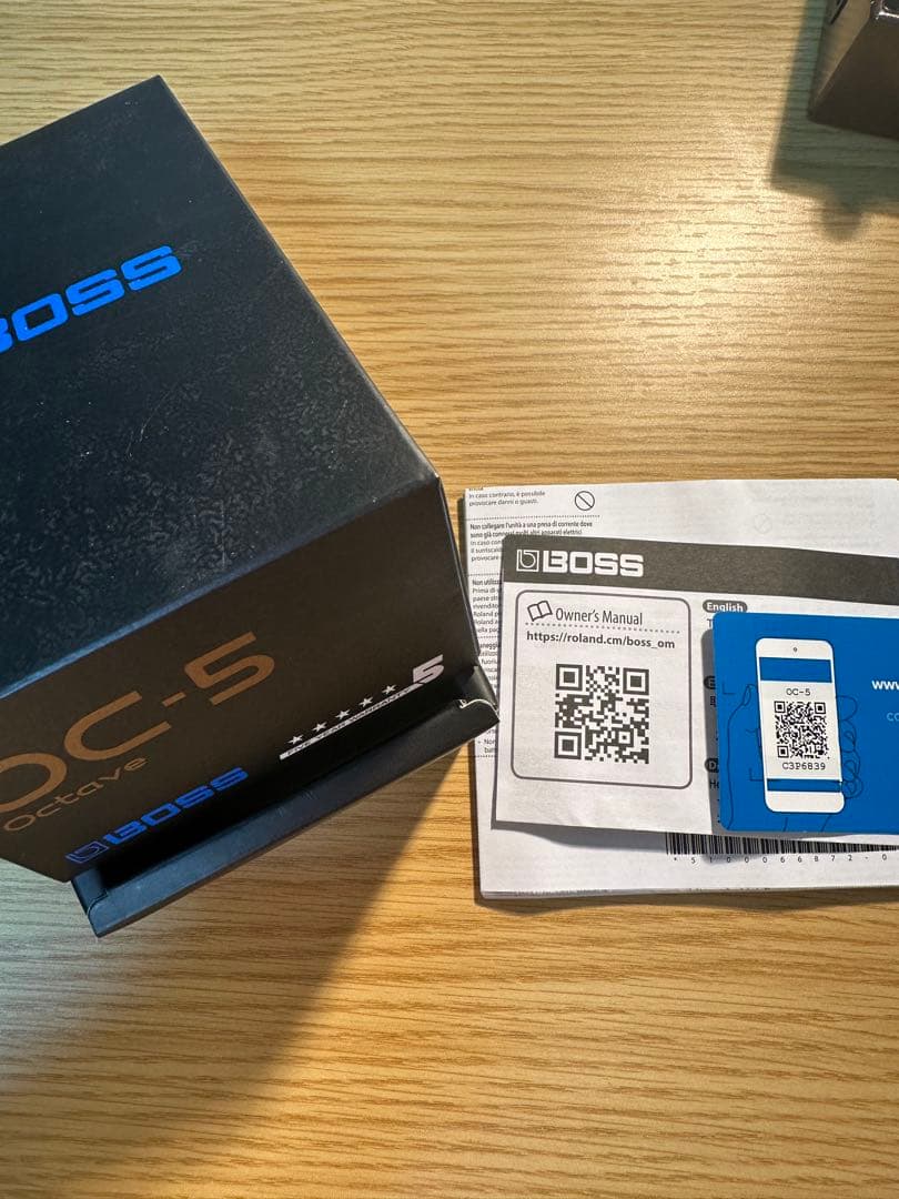 BOSS OC-5 付属品完備