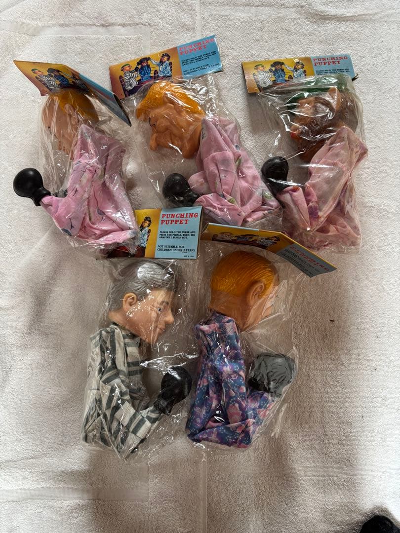 冷戦時代パンチングパペット 5体セット