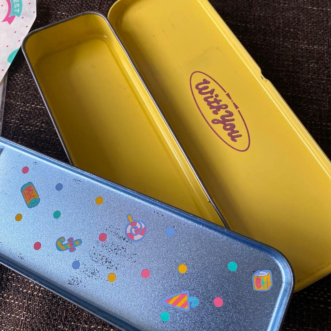 サンリオレトロ Fresh Punch メモ帳ノート 缶ペンケース まとめ売り