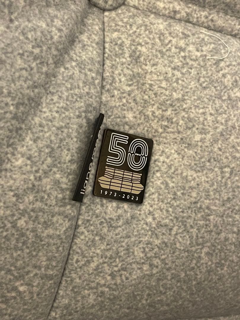 50周年限定生地 DENDENリーンロゼ トーゴ パフ セット ライトグレー