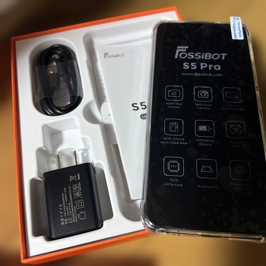 FOSSiBOT S5 Pro スマホ SIMフリー 起動確認のみ ほぼ新品