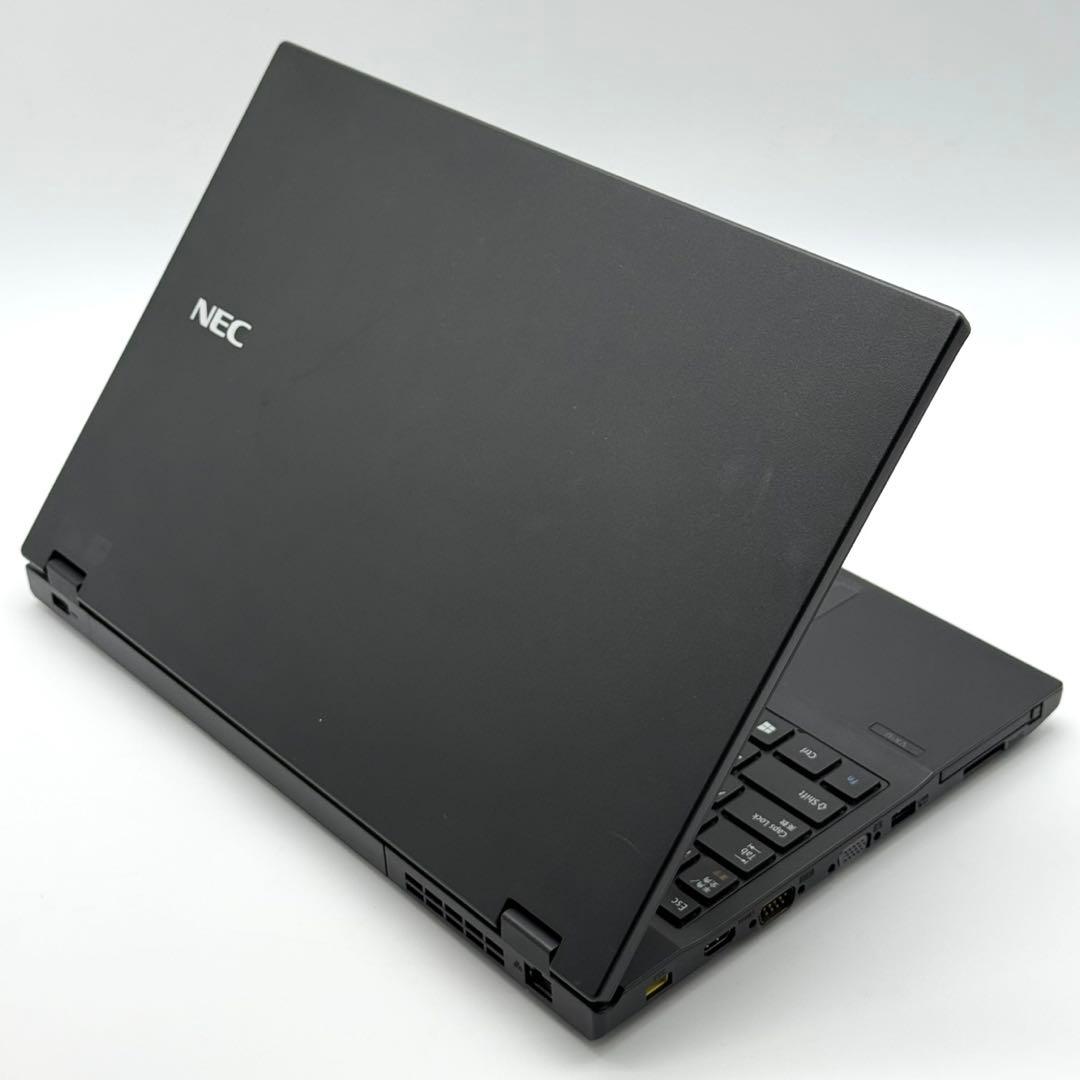 NECノートパソコン Core i5 8GB 新品SSD256 準美品 DVD