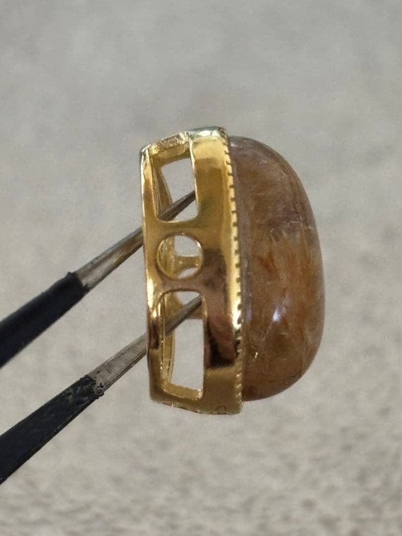 ルチルクォーツ　ペンダントトップ　ブレスパーツ　チャーム色々用途あり　かわいい