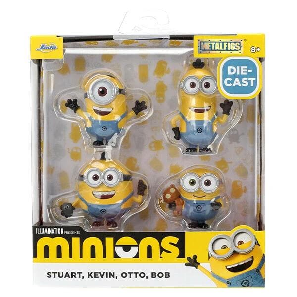 ミニオンズ フィギュア 4体セット ダイキャスト 金属製 映画グッズ