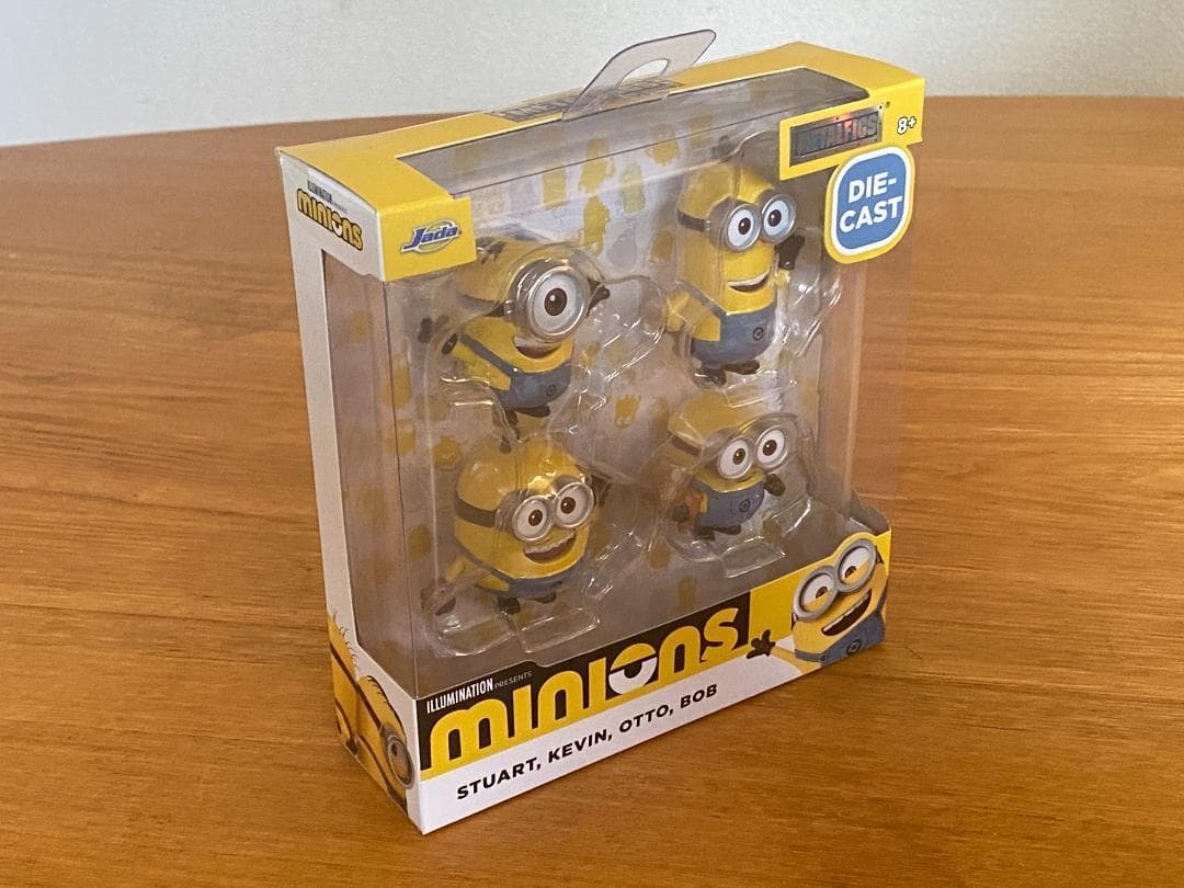 ミニオンズ フィギュア 4体セット ダイキャスト 金属製 映画グッズ