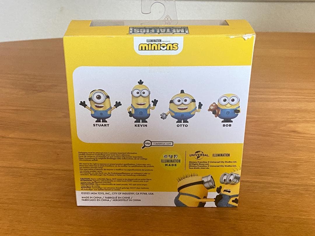 ミニオンズ フィギュア 4体セット ダイキャスト 金属製 映画グッズ