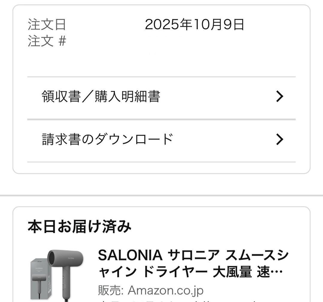 【新品未使用】SALONIAサロニアスムースシャインドライヤーグレー上位モデル