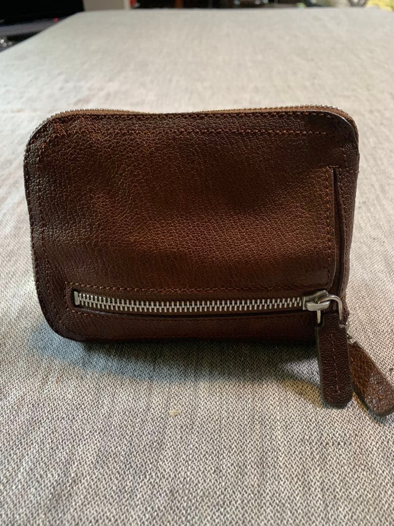 MＡＲNＩ　パペット　折り畳みバック　2010 美品　コットン生地&皮