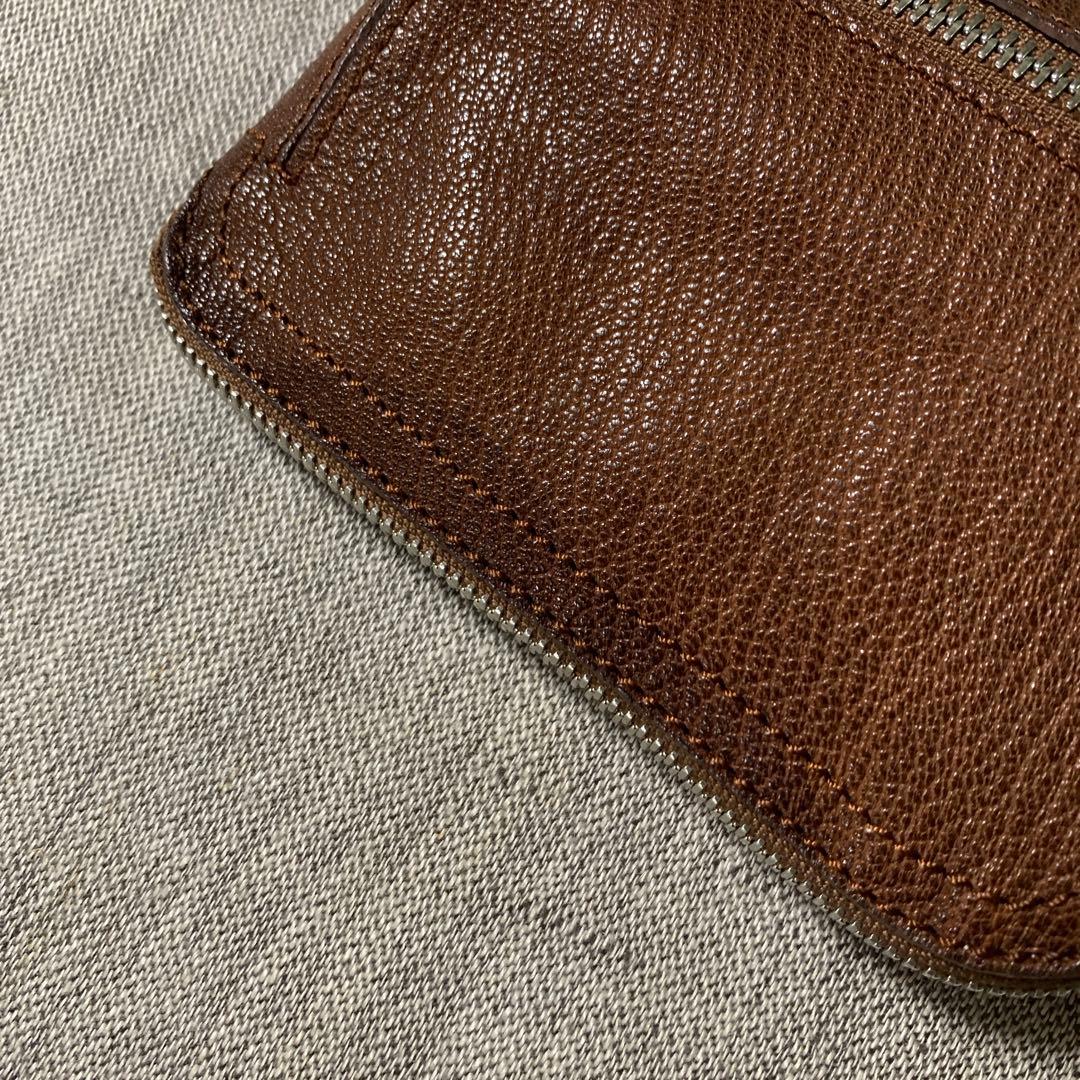 MＡＲNＩ　パペット　折り畳みバック　2010 美品　コットン生地&皮