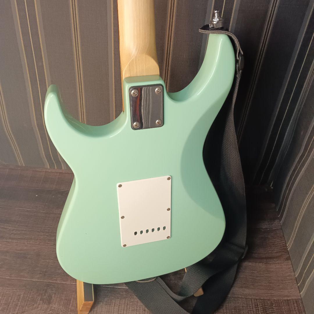 ミントグリーン 緑 PLAYTECH ST250 SSH エレキギター 初心者