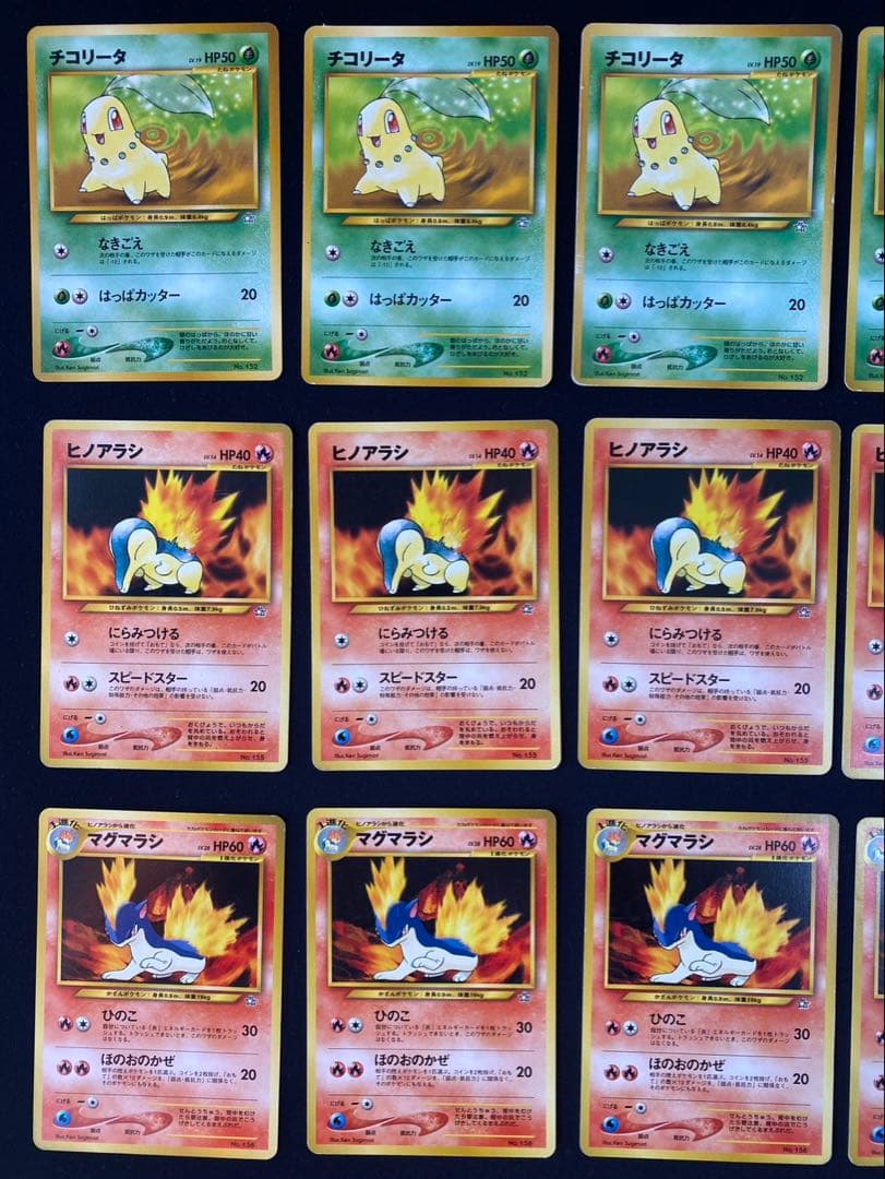 ポケモンカード 旧裏プレミアムファイル 24枚 チコリータ等　ポケカ　旧裏
