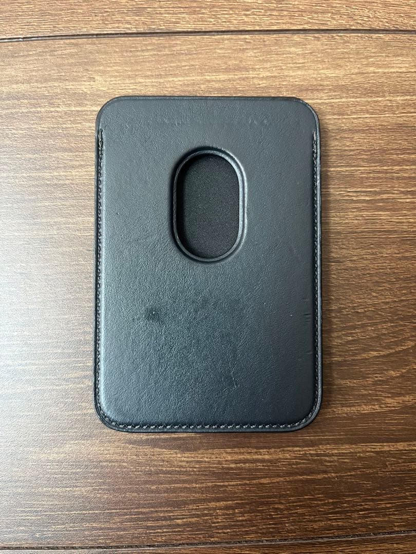 Apple純正 iPhone レザーウォレット MagSafe対応 ミッドナイト