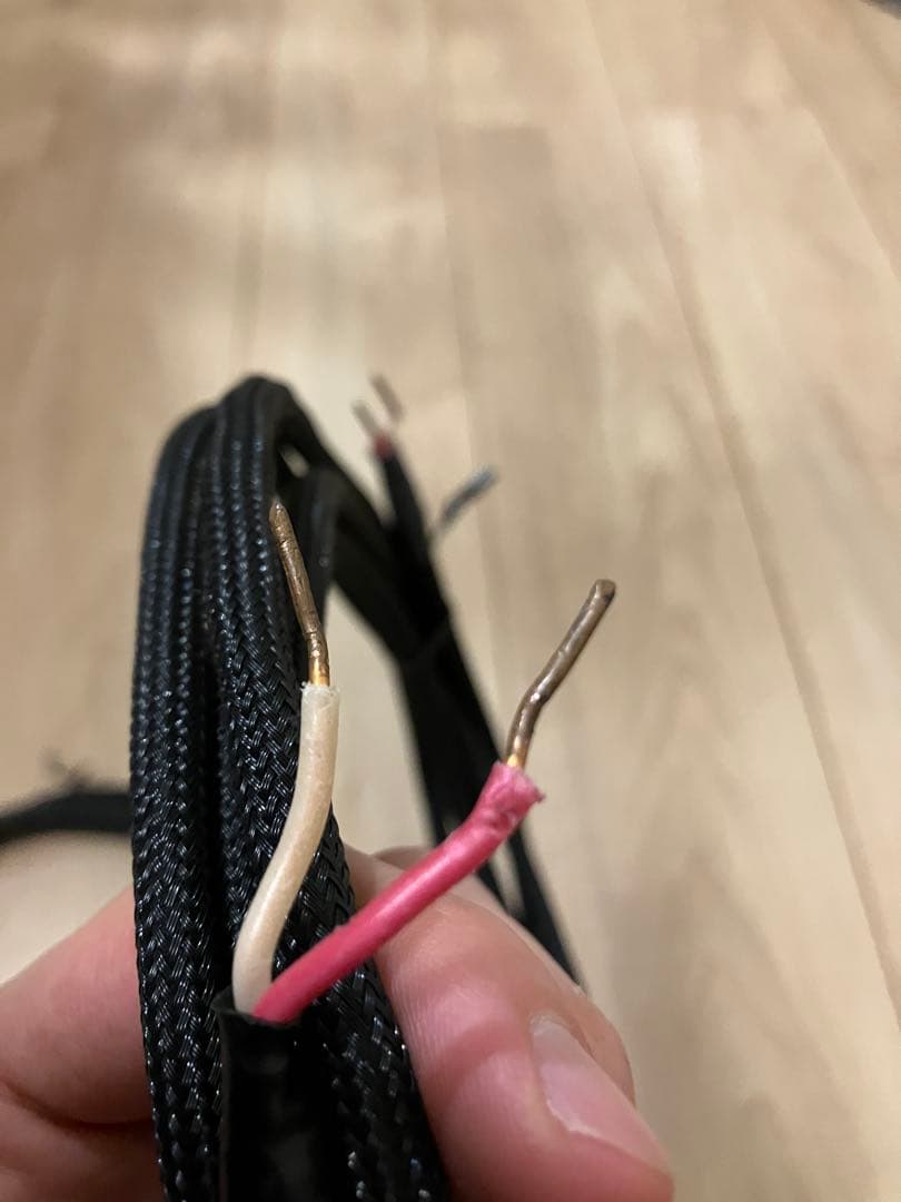 単線スピーカーケーブル　3M ペア アコースティックリバイブ好きな方など