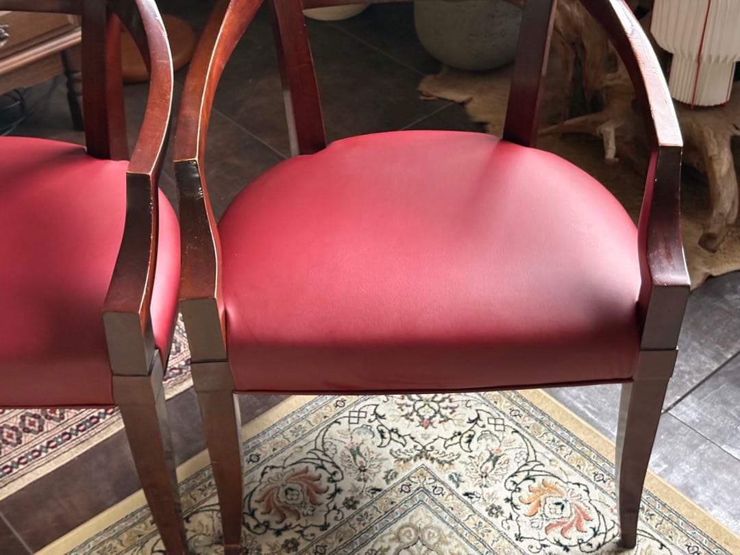 US Baker　アームチェア　2脚セット　ベーカー　クラシックチェア　 nZ