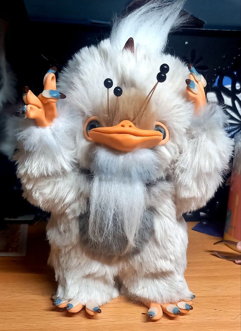 ハンドメイド・可動モグベビさんのお人形・アートドール・ぬいぐるみ・創作ドール