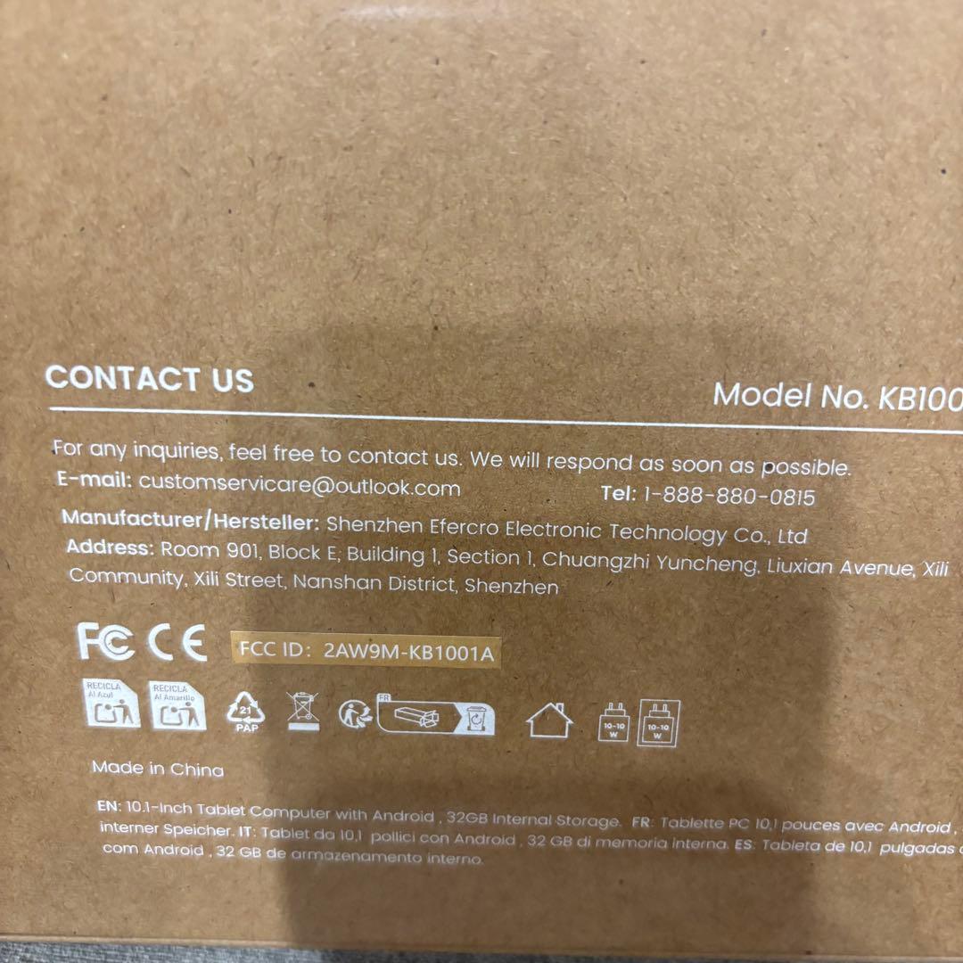 タブレット 10インチ Android15 Wi-Fi6 16GB+32GB