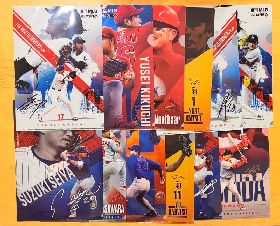 MLB クリアファイルコレクション コンプリートセット