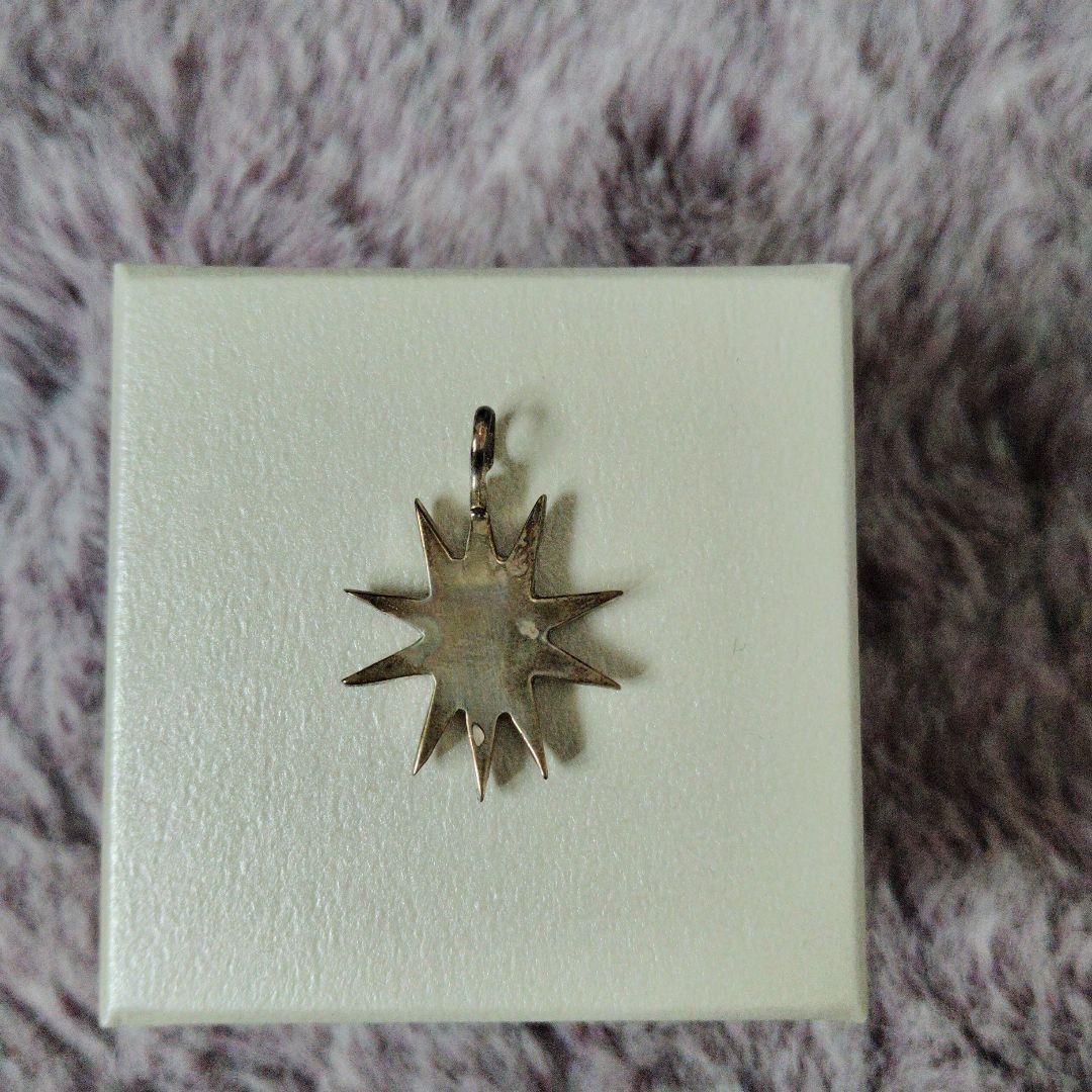 ☆インディアンジュエリー☆星形デザインのシルバーペンダントトップ