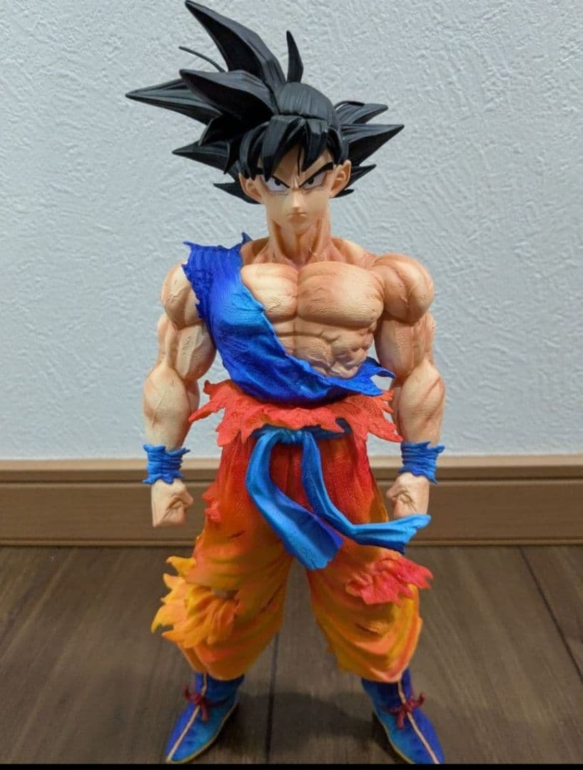 ドラゴンボール 孫悟空 スーパーサイヤ人　最終決戦　30cm 頭部パーツ3種付き